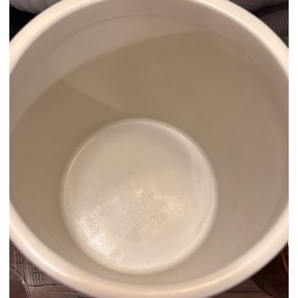 Hearth & Hand Magnolia Cookie Jar Canister Stoneware with Wood Lid - Picture 5 of 8